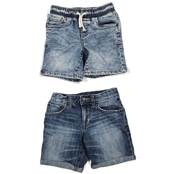Boys Size 4T Shorts Bundle Denim & Pull-On Jean Style | Cat & Jack - Picture 1 of 7